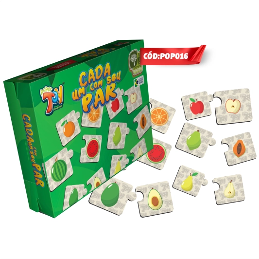 Jogo Cada Um Com Seu Par Minha Metade Pop016 Multiarte