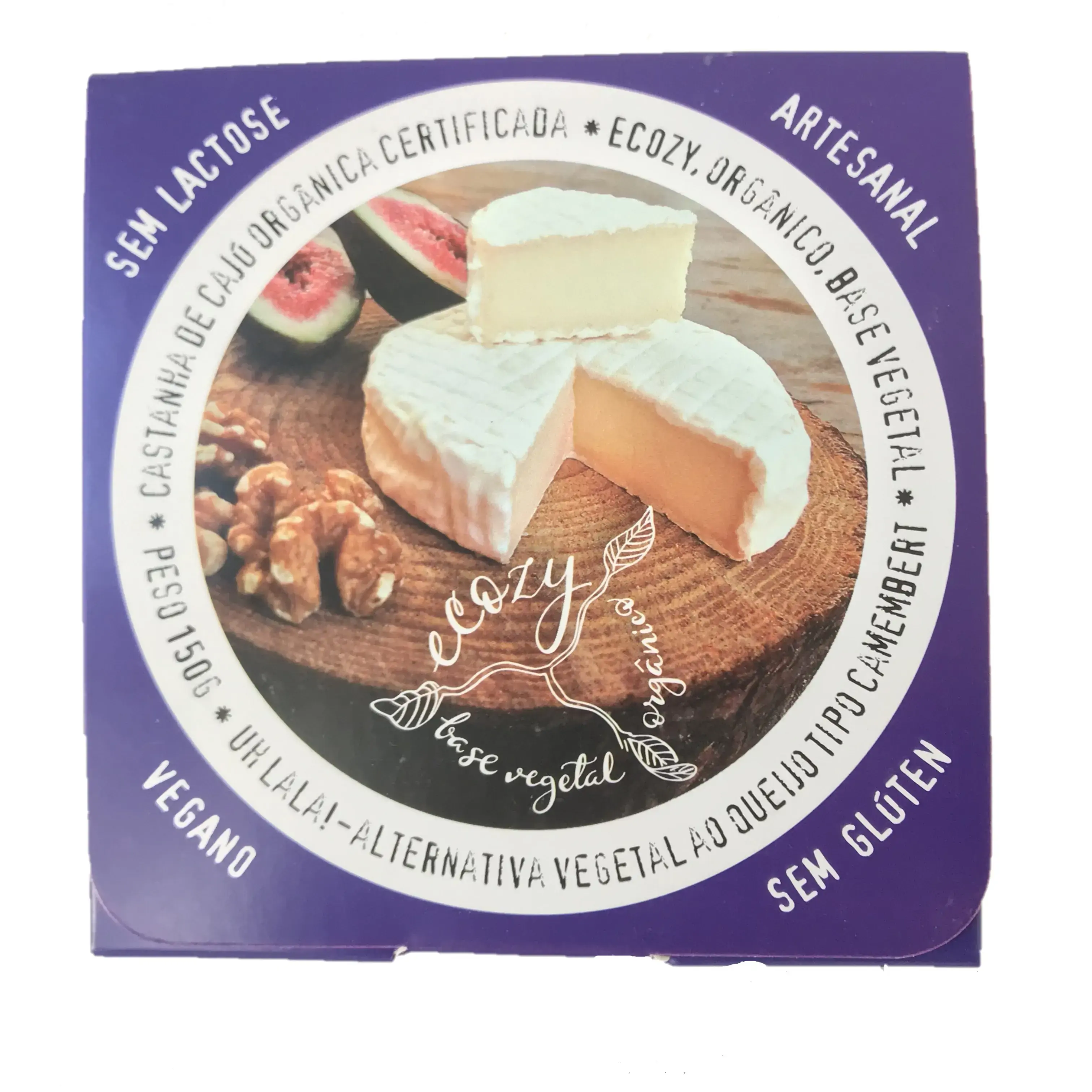 Queijo Vegetal Tipo Camembert Uhlala Ecozy 150g
