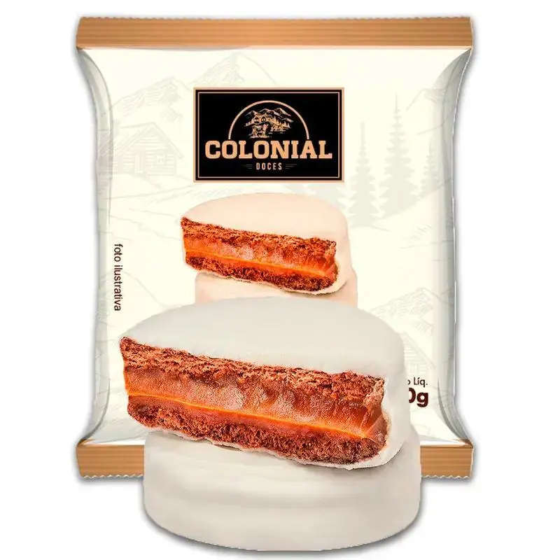 Alfajor Doce De Leite Cchocolate Branco 40g