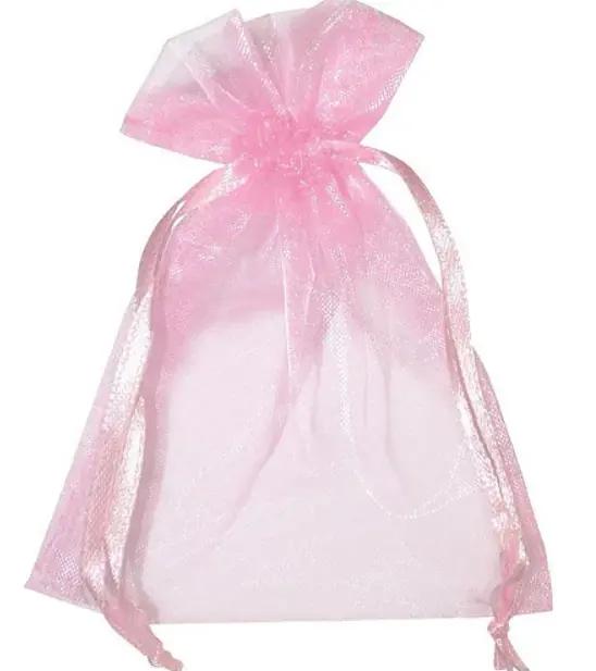 Saco Organza Rosa 15