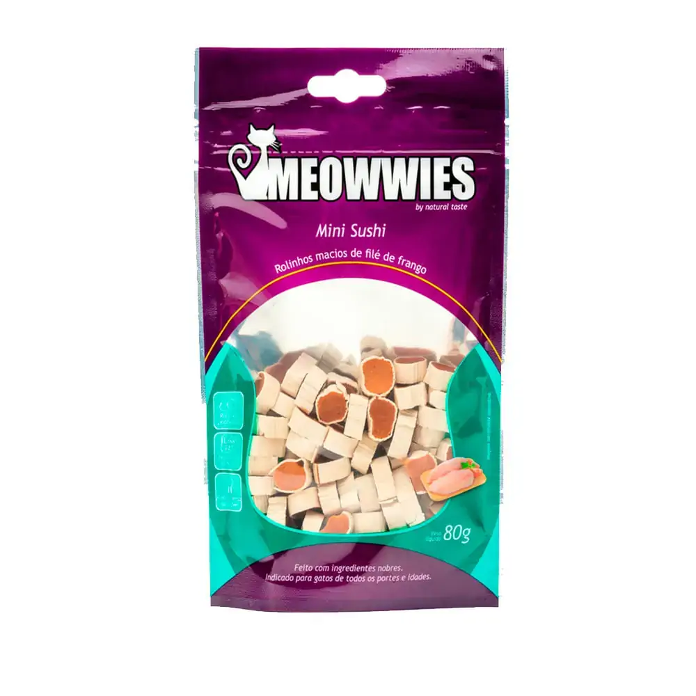 Snack Gatos Meowwies 80gr Mini
