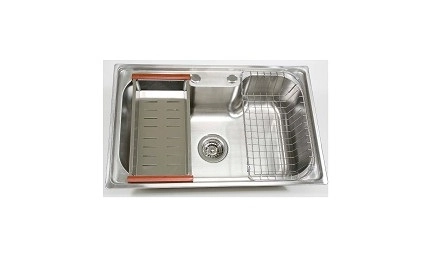 Cuba De Aço Inox Siena Com Aramado E Escorredor