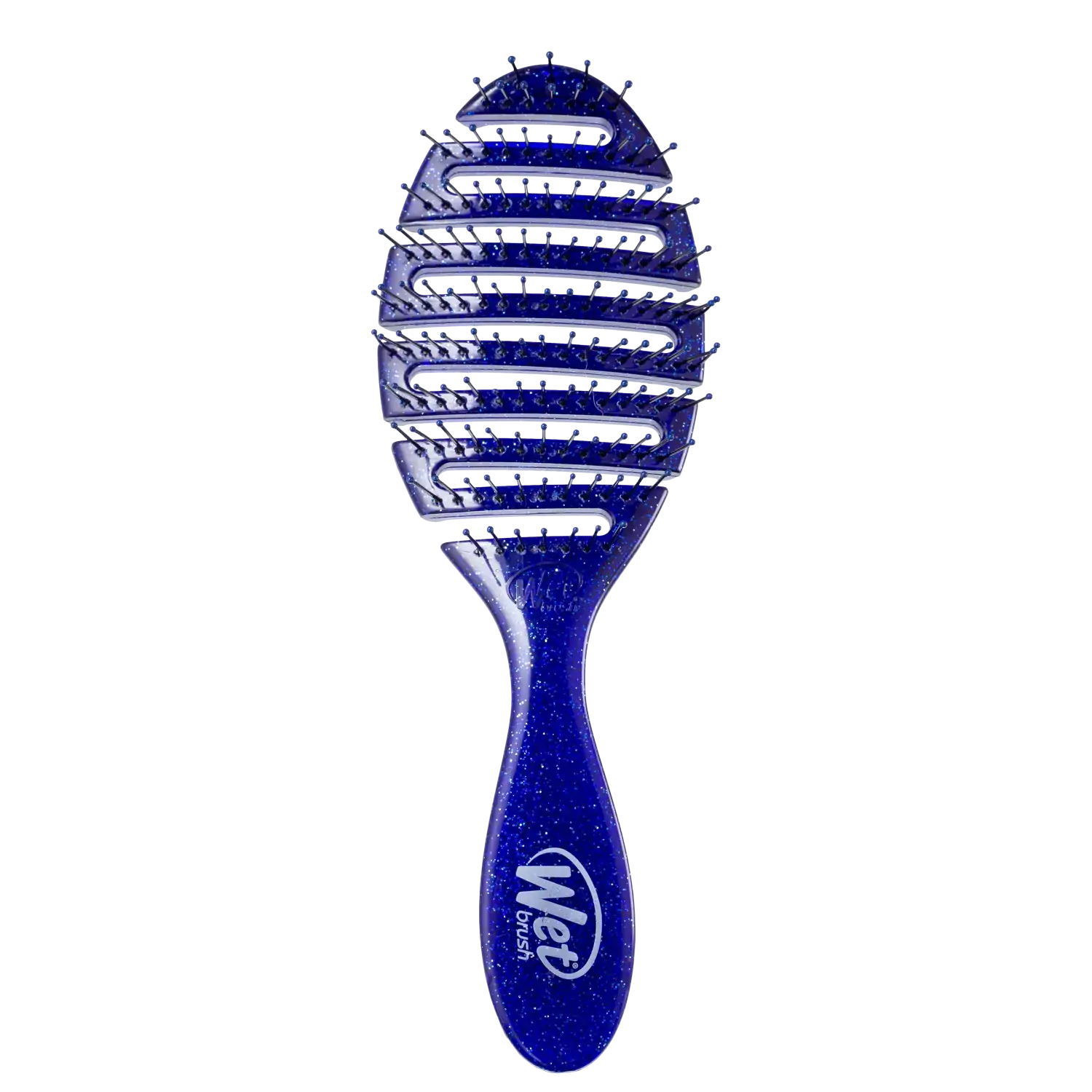 Wet Brush Escova Cabelo Flex Dry Glitter Azul R.wfd Gliazul