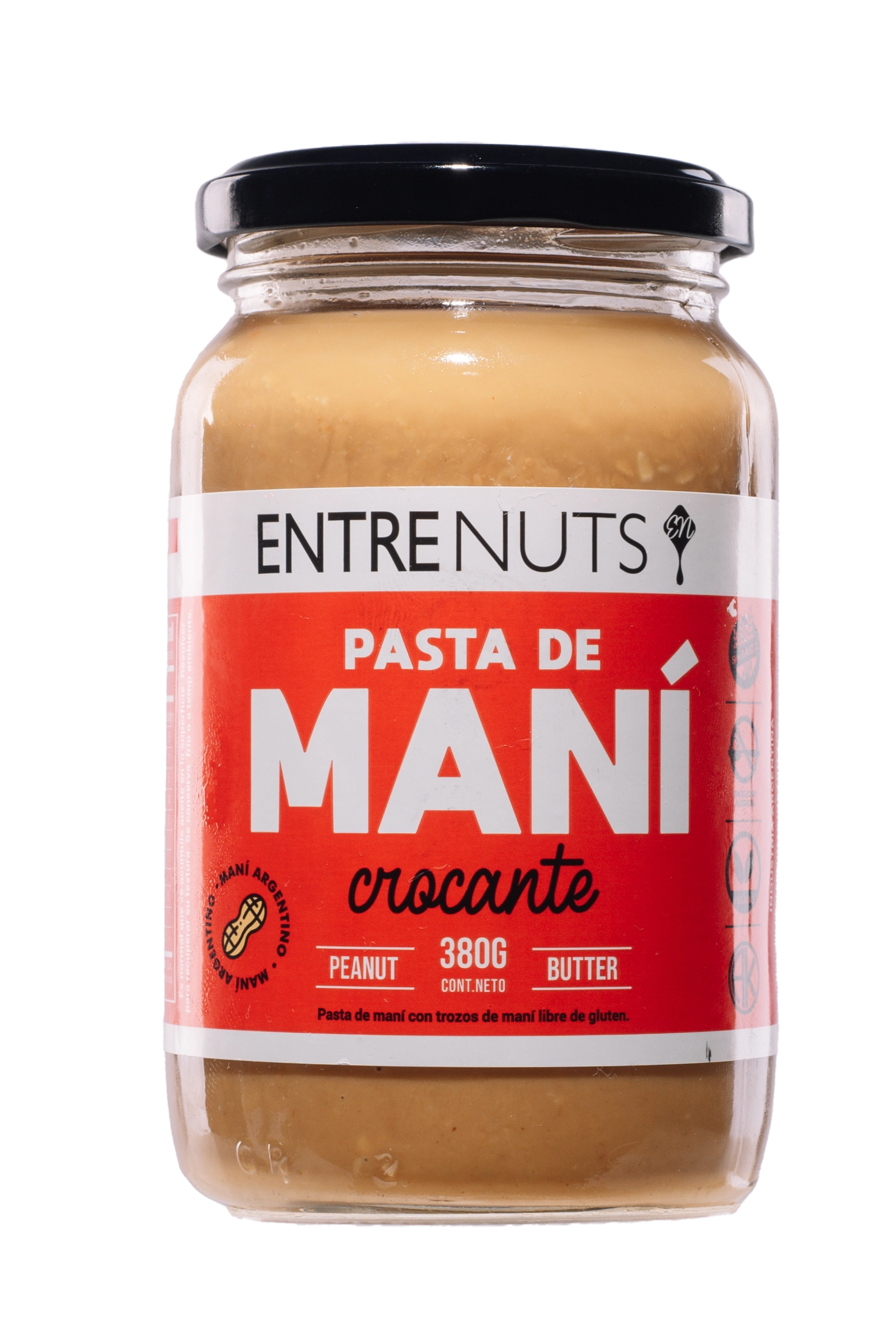 Pasta Amendoim Entrenuts Croc.370gr