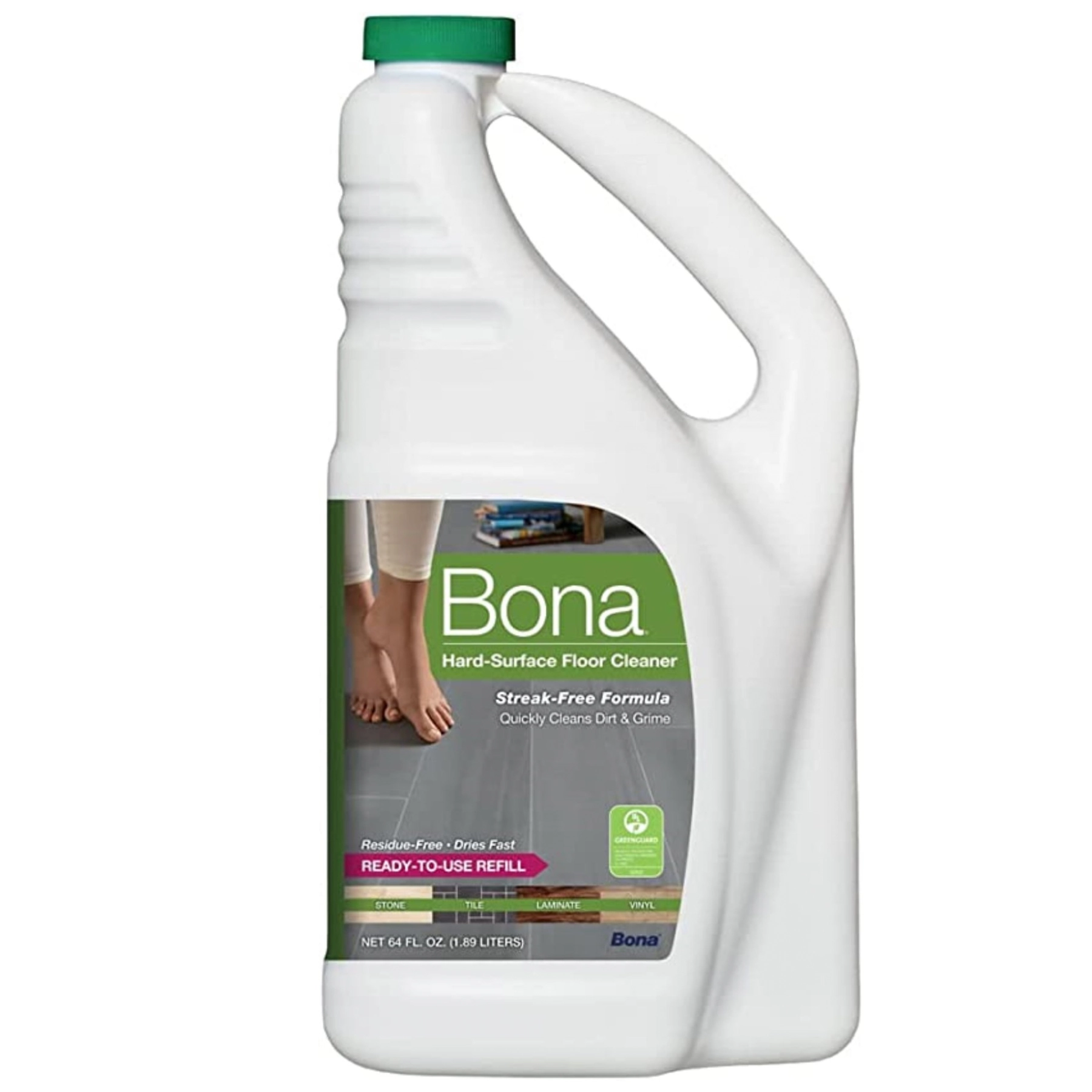 Limpador Pisos Superficie Dura Refil Bona 1,89l