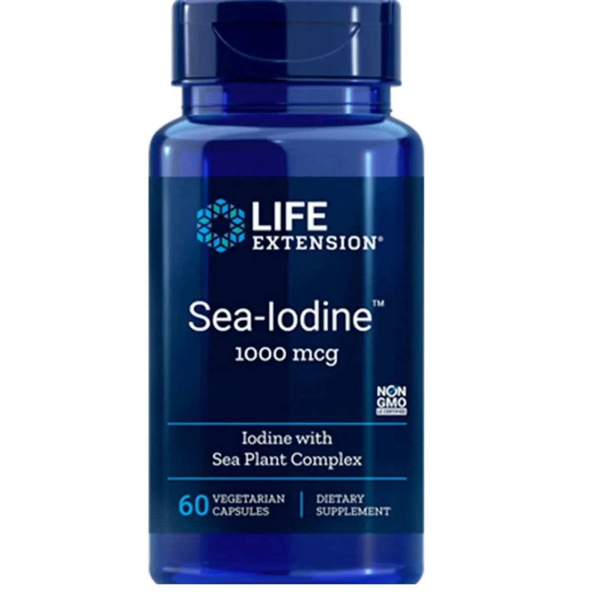 SEA IODINE IODO MARINHO 1000MCG 60 CAPS LIFE EXTENSION
