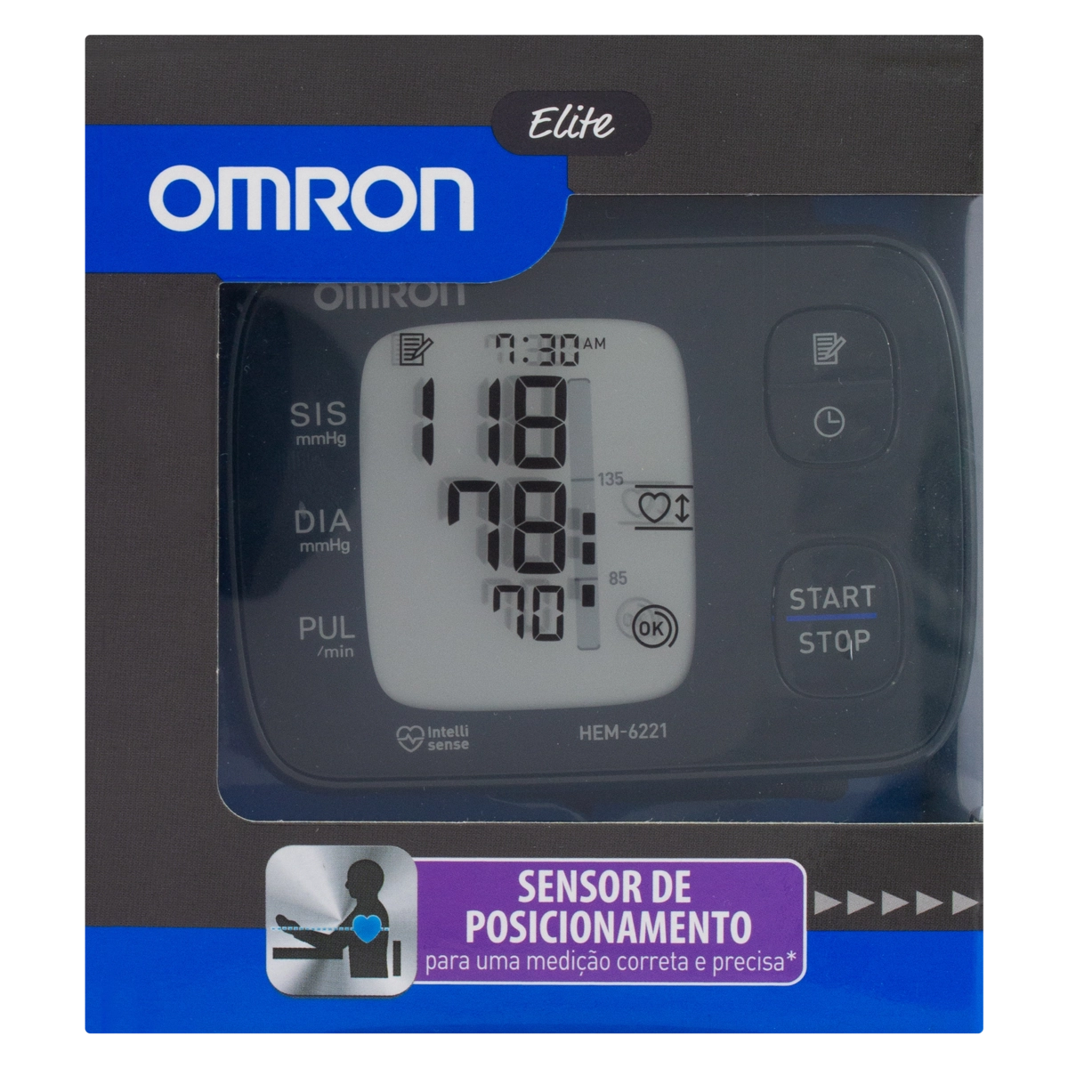 Monitor De Pressão Pulso Automático Hem 6221 Omron