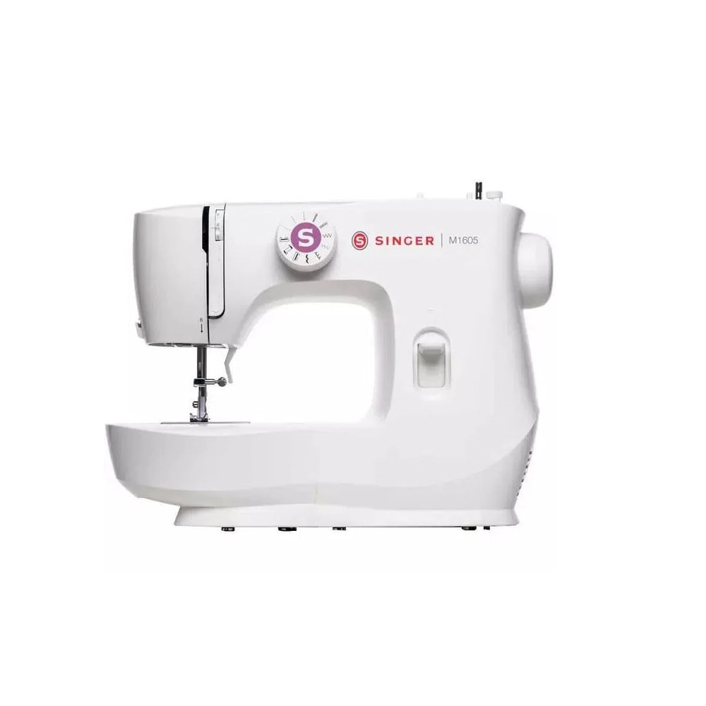 Maquina De Costura Portátil M1605 Com Agulha Dupla Singer