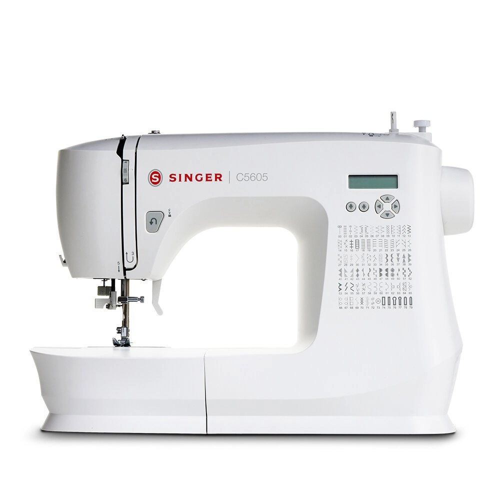 Máquina De Costura Mecânica Singer, Portátil, C5605