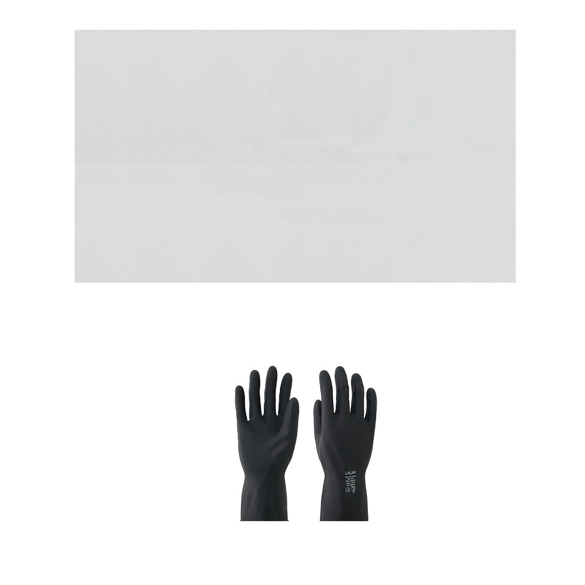 Tabua Corte Lisa Churrasco Luvas Polietileno - Branca 50x30
