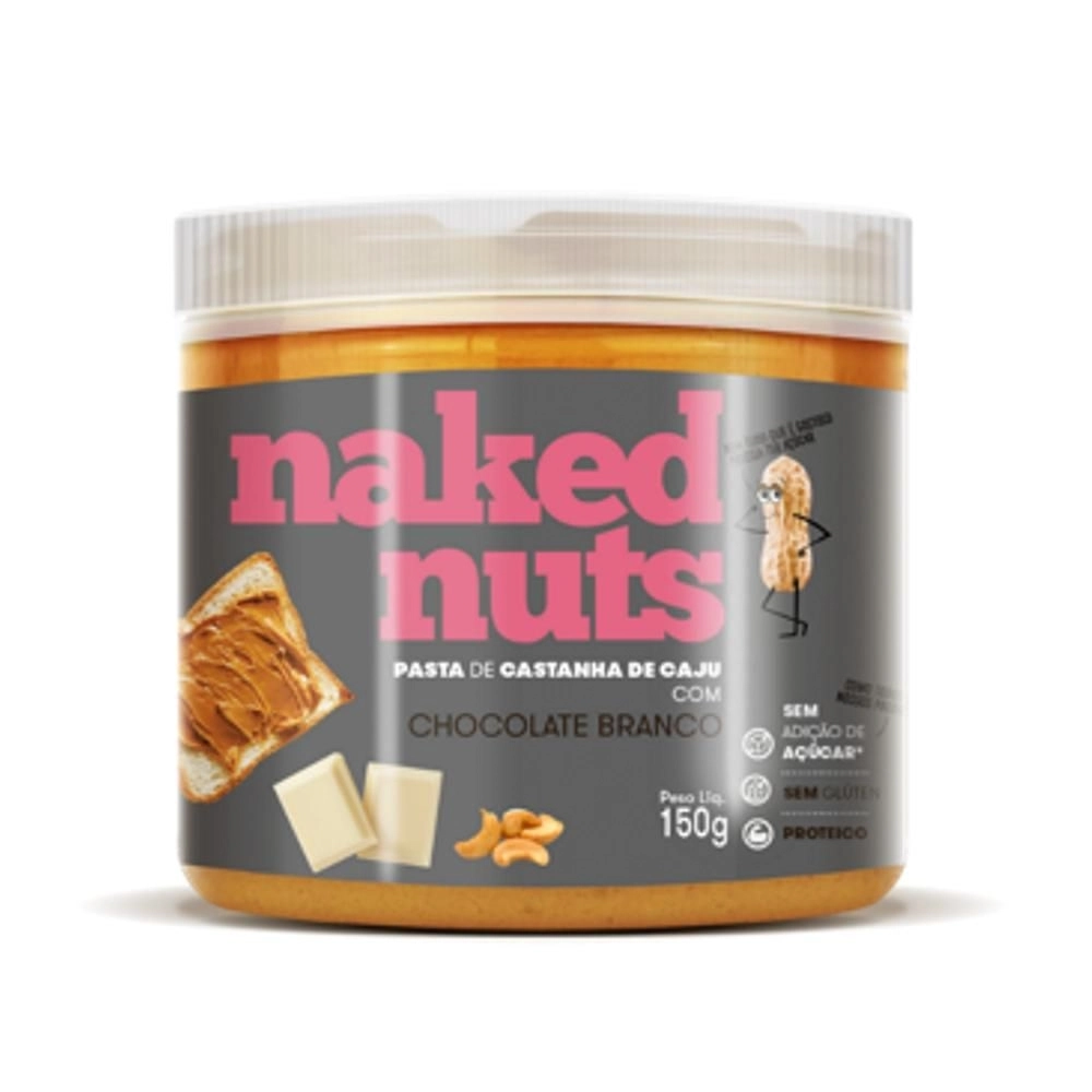 Pasta De Cast Caju C/choc Br Naked Nuts 150g
