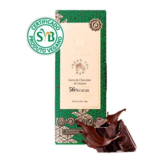 Barra De Choc 56 Cacau Haoma 80g