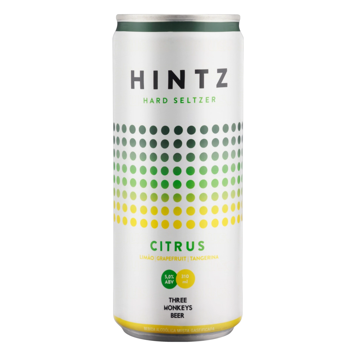 Bebida Mista Alcoólica Gaseificada Citrus Three Monkeys Hintz Lata 310ml