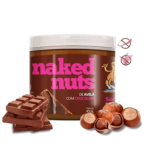 Pasta De Avelã Com Chocolate, Naked Nuts 450g