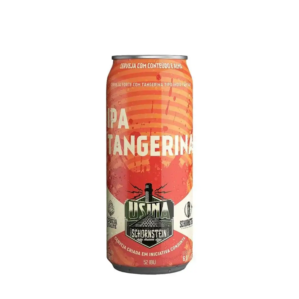 Cerveja artesanal Schornstein IPA Tangerina Lata 473ml