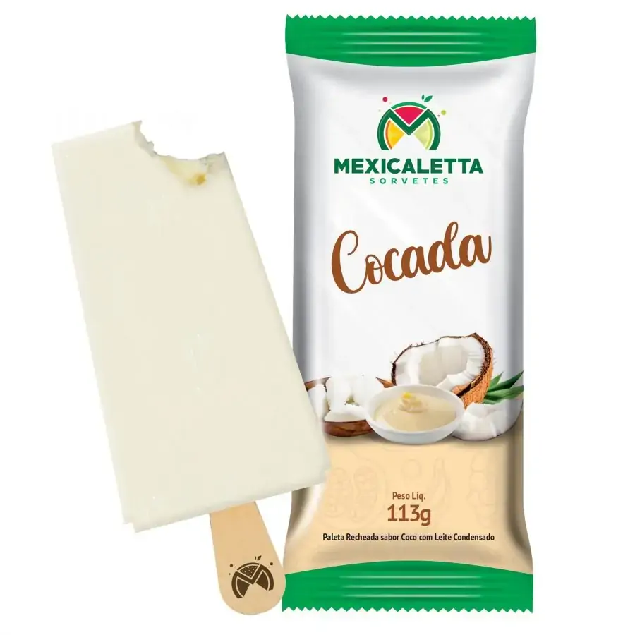 Paleta Mexicaletta Chocolate Branco C/avela 113g