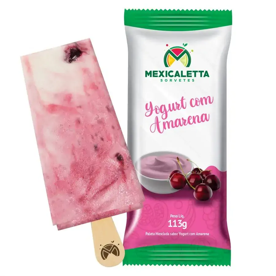 Paleta Mexicana Yogurt C/ Amarena 113g
