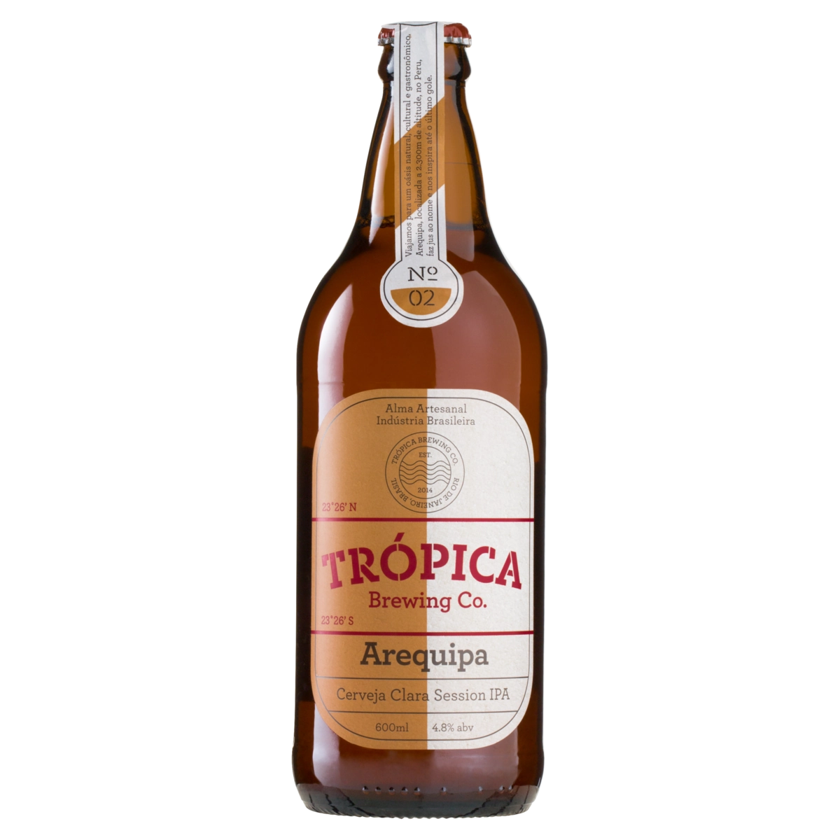 Cerveja Session Ipa Arequipa Trópica Garrafa 600ml