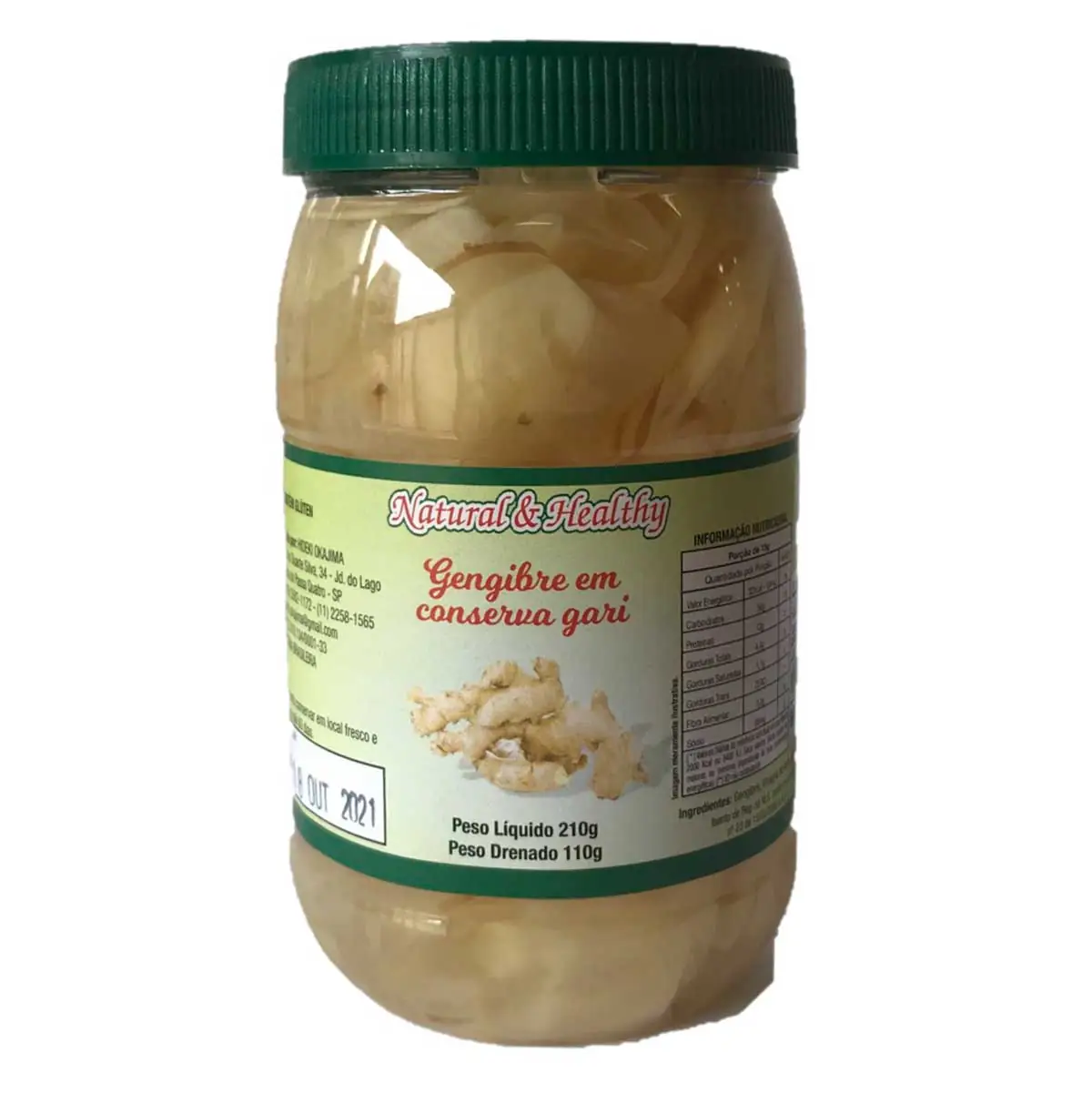 Gengibre Gari 110g Conserva