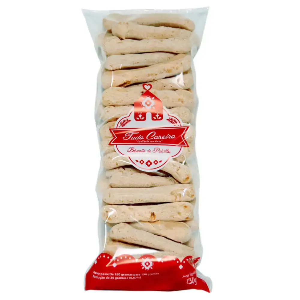 Bisc Tudo Caseiro 180 G Polvilho