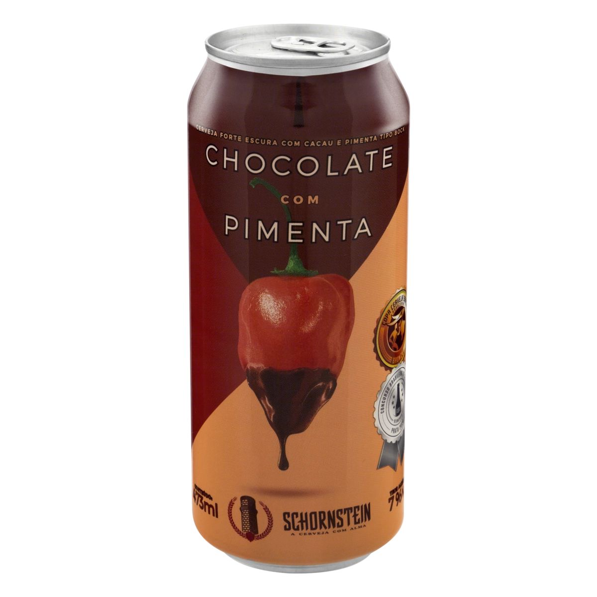 Cerveja Schornstein Chocolate com Pimenta Lata 473ml