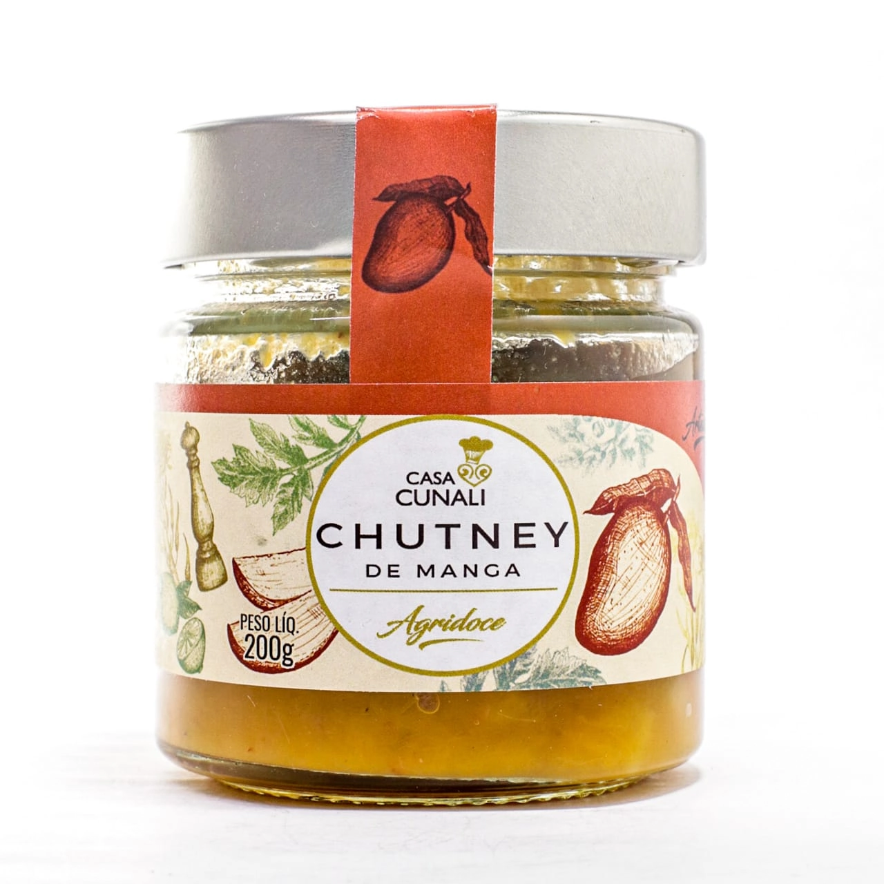 Molho Chutney De Manga Casa Cunali 200g