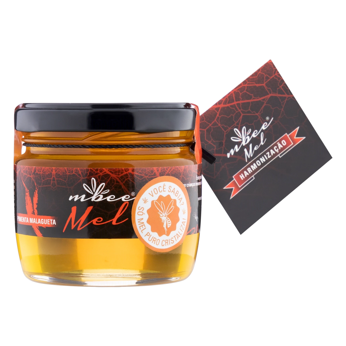 Mel Com Pimenta Malagueta Mbee Aromas Sabores Vidro 150g