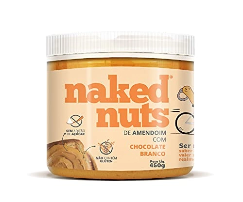 Pasta De Amendoim Com Chocolate Branco 450g Nakednuts