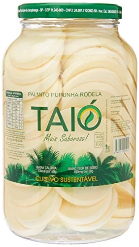 Palmito Pupunha Rodela Taio 1,8kg