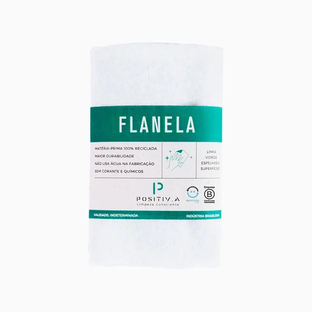 Flanela Ecologica Positiva Un