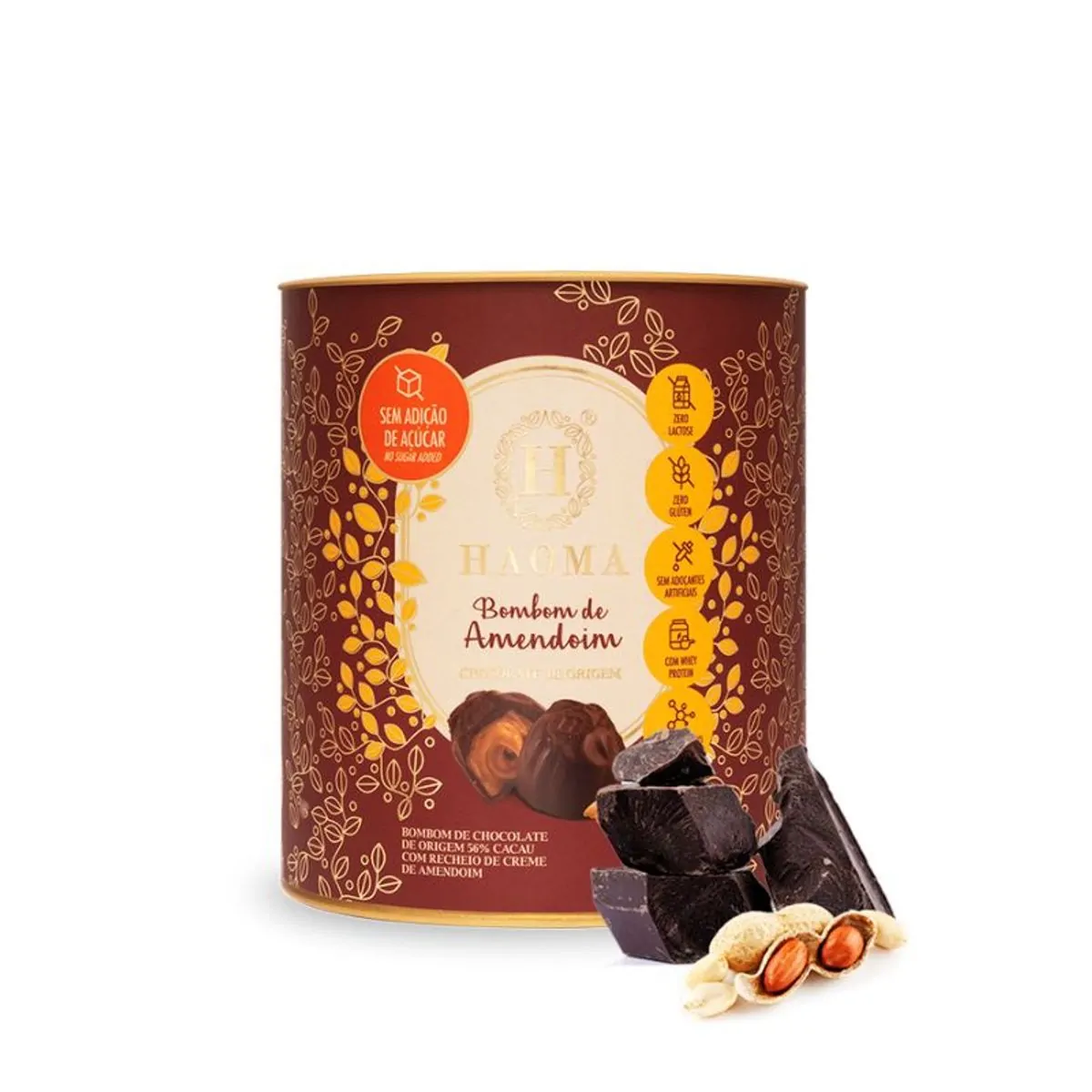 Bombom Haoma Amendoim C/200 Gr