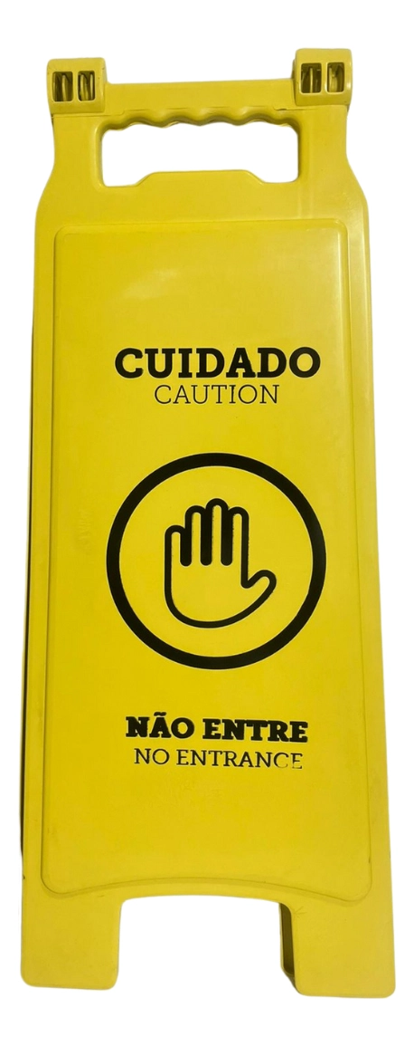 Placa De Sinalização Limpeza Não Entre Star Clean