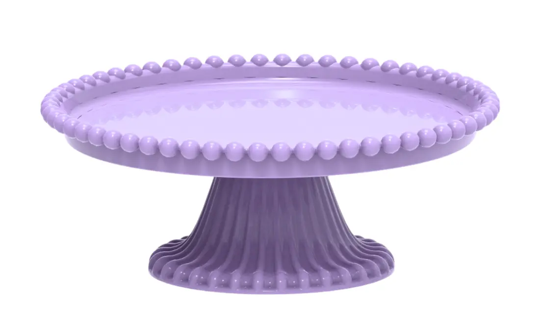 Boleira Redonda Esfera 18cm Lilas Candy