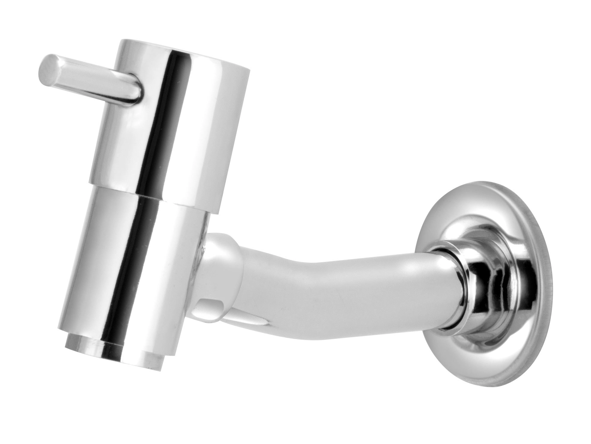 Torneira Reta Parede Para Tanque Jardim Lavatório Metal 1/4v