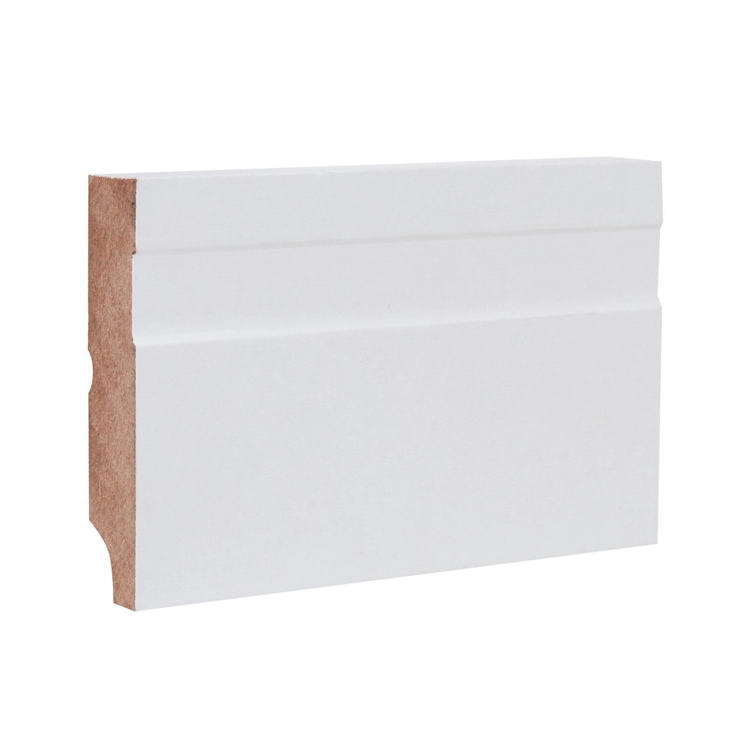Rodapé Mdf 15cm X 70cm Suprema Madebene - Caixa Com 6 Barra(s) - Branco