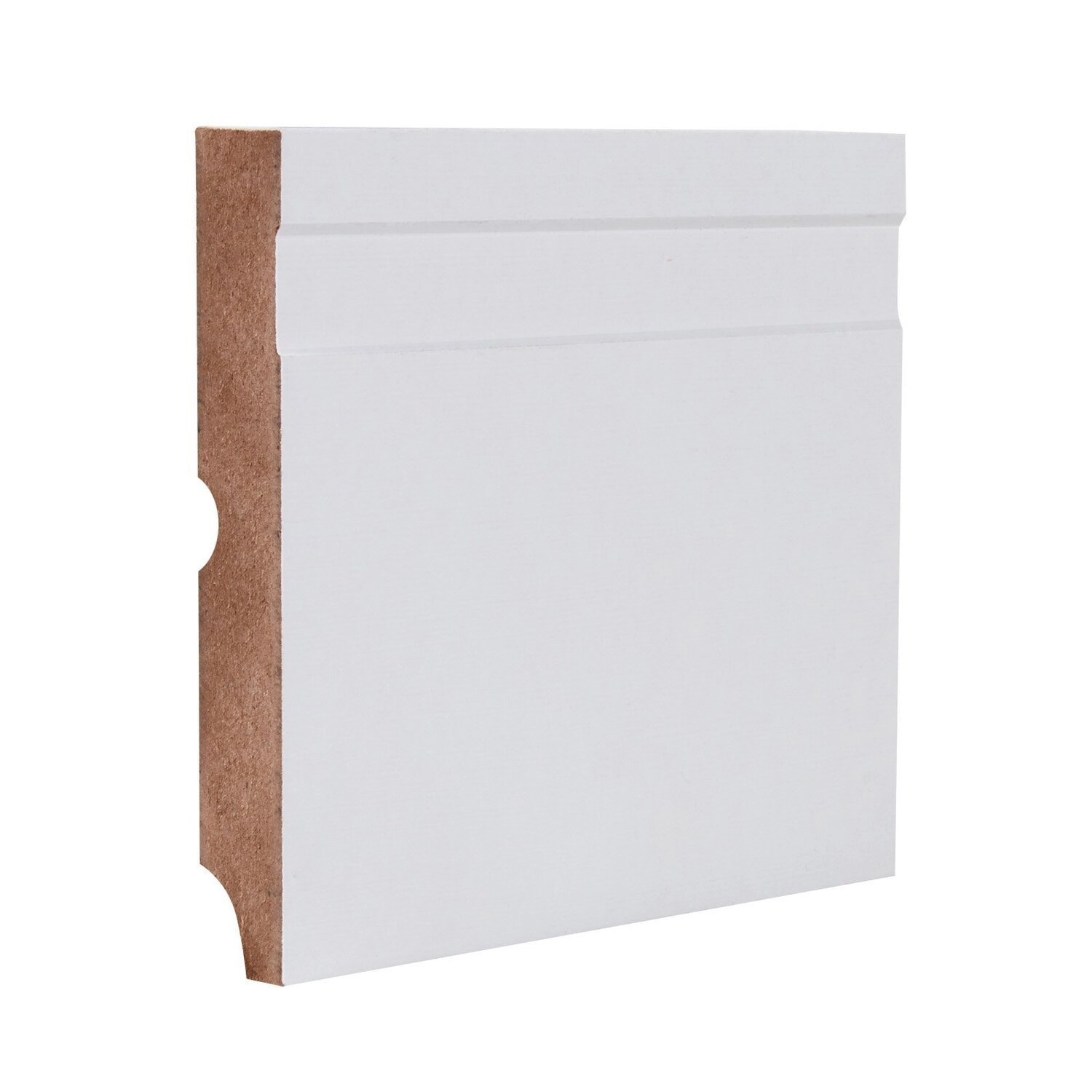 Rodapé Mdf 15x100 Suprema Madebene - Caixa Com 6 Barra(s) - Branco