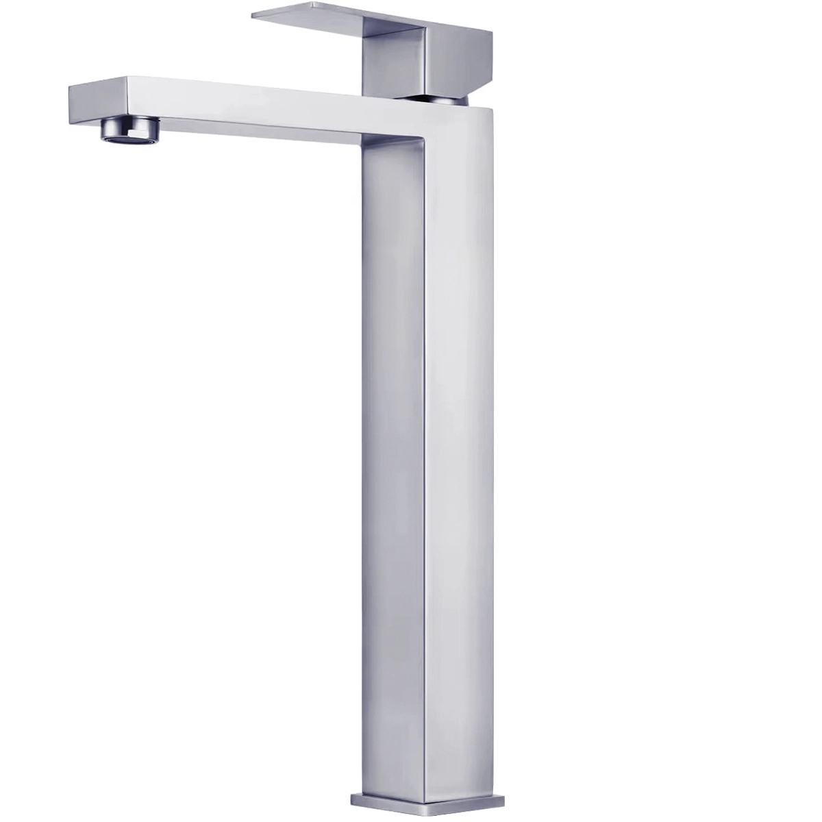 Torneira De Banheiro Lavabo Misturador Monocomando Bica Alta aço Inox 304 Escovado