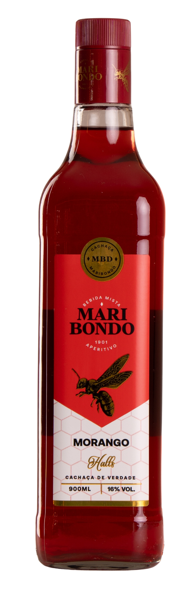 Bebida Mista Maribondo 900ml Morango