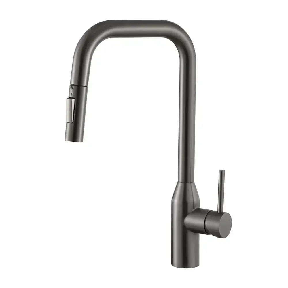 Misturador Monocomando Grafite Cozinha Gourmet Extensiva New Farm – Kitbaco – Knfgr1040