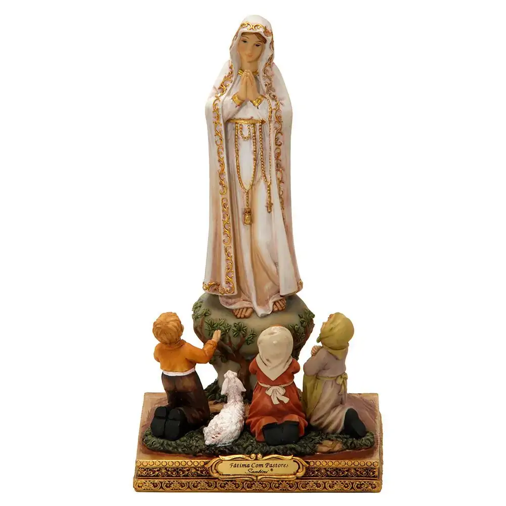 N Sra Fatima Com Pastores 10cm