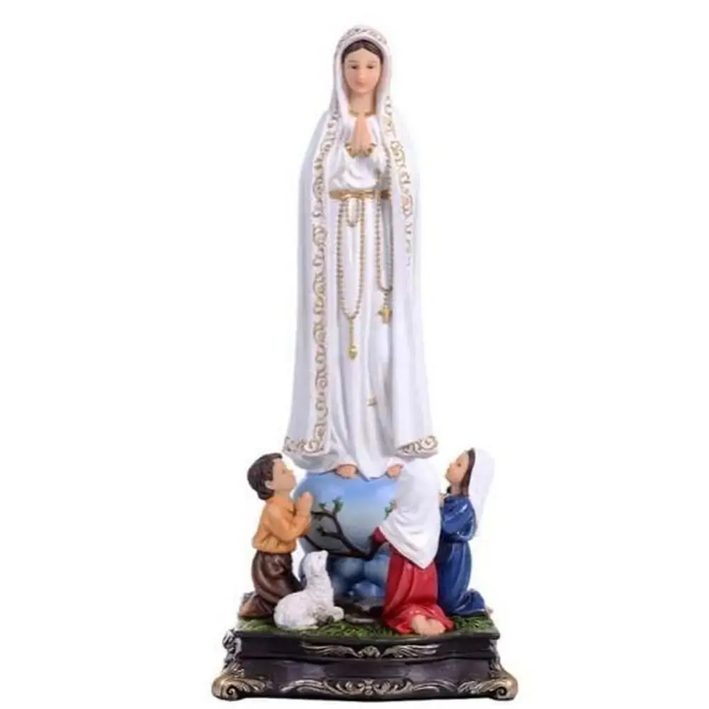 N Sra Fatima Com Pastores 13cm
