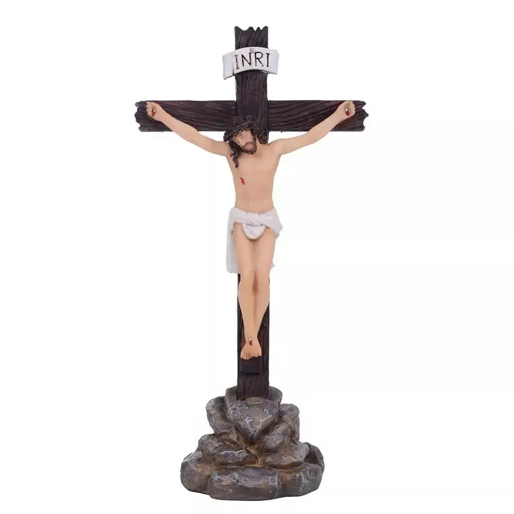 Crucifixo De Mesa 30cm