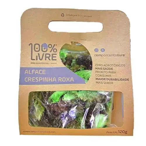 Alface Crespinha Roxa 120g