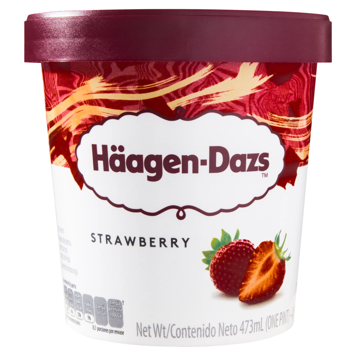 Sorvete Morango Häagen Dazs Pote 473ml