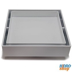 Ralo Invisível Cinza 10 X 10cm - 165594