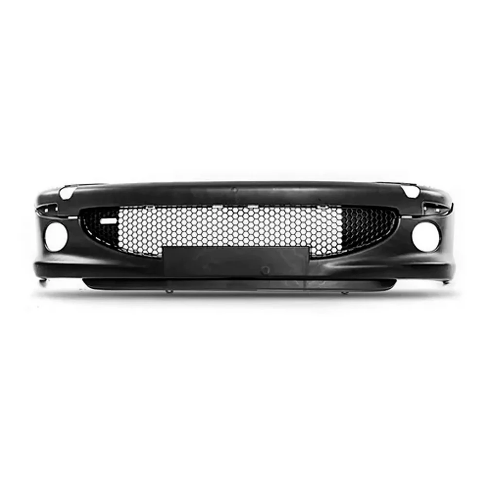 Para-choque Dianteiro PEUGEOT 206/206 SW Preto Liso com Furo Milha - LOMA PLAST LHT504