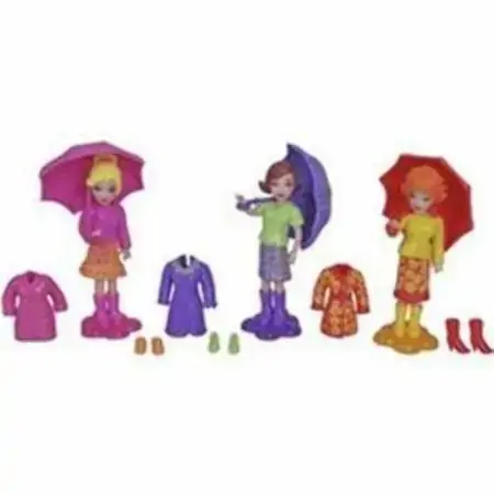 Mattel Polly Pocket Amigas Dia De Chuva