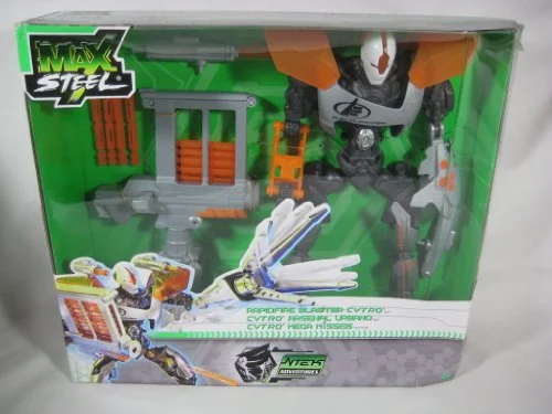 Rapid Fire Blaster Cytro Max Steel 12 Action Figure Ntek Adventures 2012 With Missile Launcher