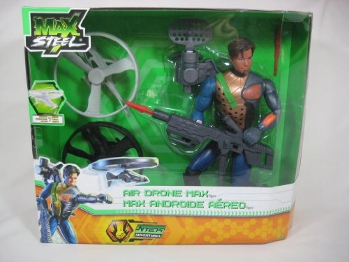 2011 Max Steel Air Drone Max Spy Set Ntek Adventures 11.5 Action Figure With Missile Launcher
