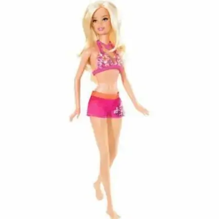 Boneca Barbie Vida De Sereia Praia X0093
